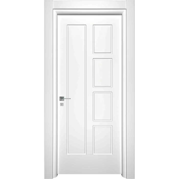 White MDF Lacquered Door Model 0201: 203x87cm - Kahruman